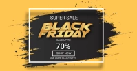 black friday Gedeelde afbeelding op Facebook template