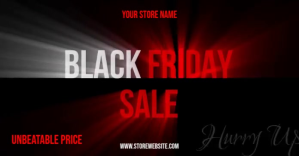 BLACK FRIDAY Facebook Ad template