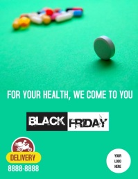 BLACK FRIDAY Рекламная листовка (US Letter) template
