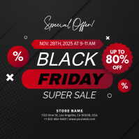 black friday Instagram Post template