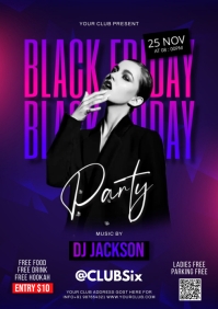 Black Friday A4 template