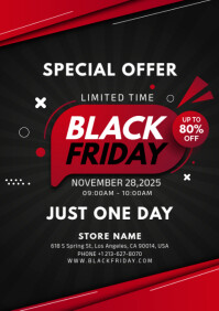 black friday A4 template
