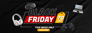 black friday Facebook-Cover template