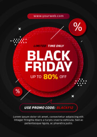 black friday A4 template