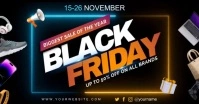 black friday Facebook Shared Image template