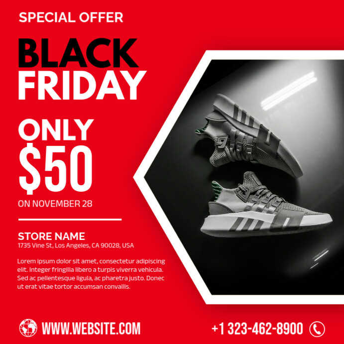 black friday Instagram 帖子 template