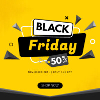 black friday Instagram Post template