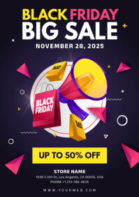 black friday A4 template