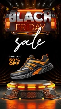 black friday Instagram Story template