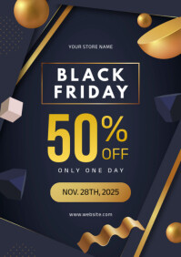 black friday A4 template