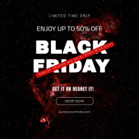 black friday Instagram Post template