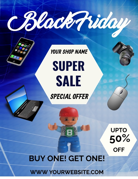 Black Friday Flyer (US Letter) template