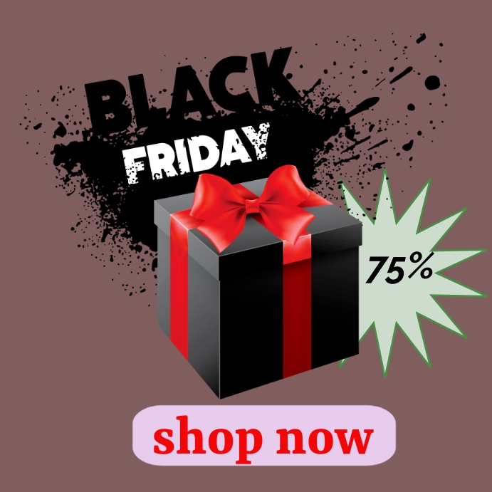 Black friday Template PosterMyWall