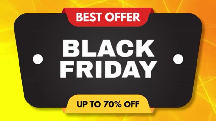 black friday Umbukiso Wedijithali (16:9) template