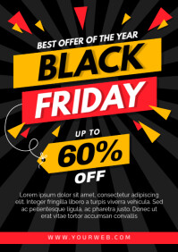 black friday A4 template