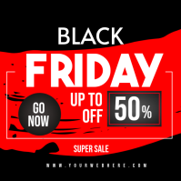 black friday Instagram Post template