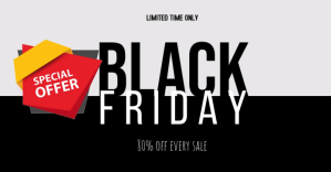 black friday Anuncio de Facebook template