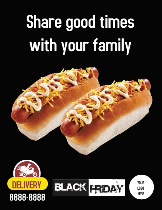 BLACK FRIDAY Flyer (US Letter) template