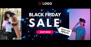 black friday Facebook Shared Image template