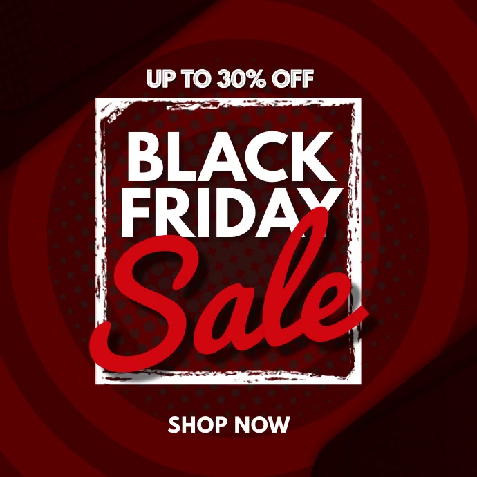 Black Friday discount instagram social media PosterMyWall
