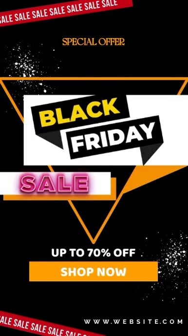 BLACK FRIDAY DISCOUNT TEMPLATE | PosterMyWall