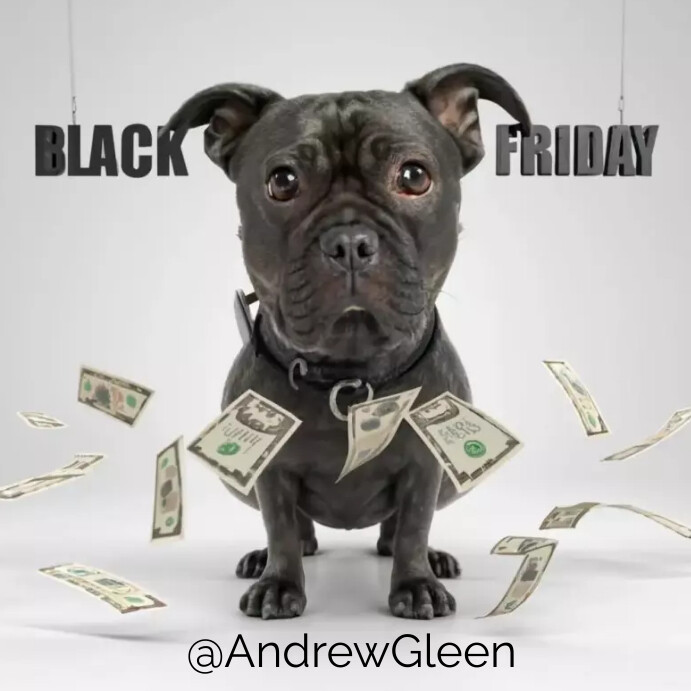 Black Friday Dog/Dollar Design Template PosterMyWall
