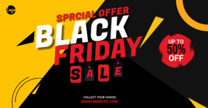 Black Friday Facebook Event Cover Photo template