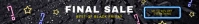 Black Friday Final Sale - Leader Board Ad Leaderboard template