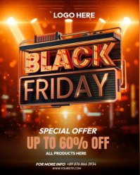 Black Friday Flash Deal Template Instagram Portrait