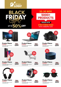 Black Friday Flyer Template A4