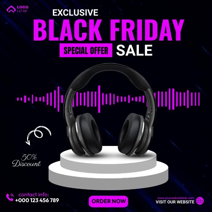 Spectacular Wireless Headphones Black Friday Capture Concept Spectacular Wireless Headphones Black Friday Capture Concept