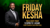 Black  Friday Kesha YouTube Thumbnail template
