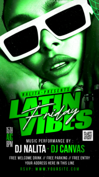 Black Friday Latin Vibes Night Party Instagram Story template
