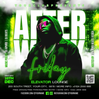 Black Friday Latin Vibes Night Party Instagram Post template