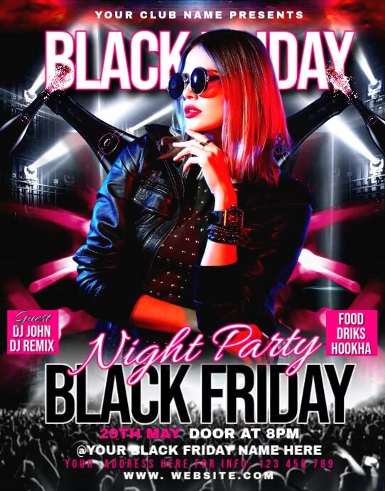 Copy of Black Friday Night Party Flyer | PosterMyWall