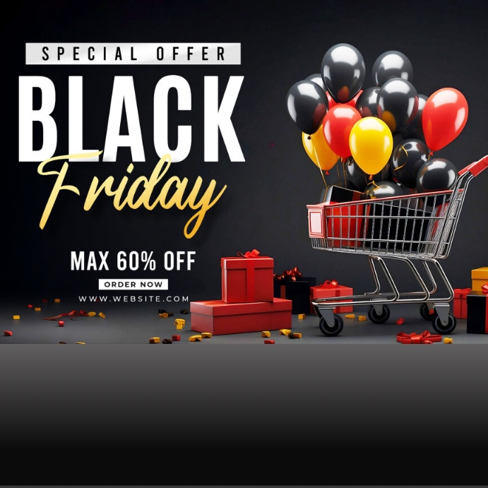 Black Friday offer Template PosterMyWall