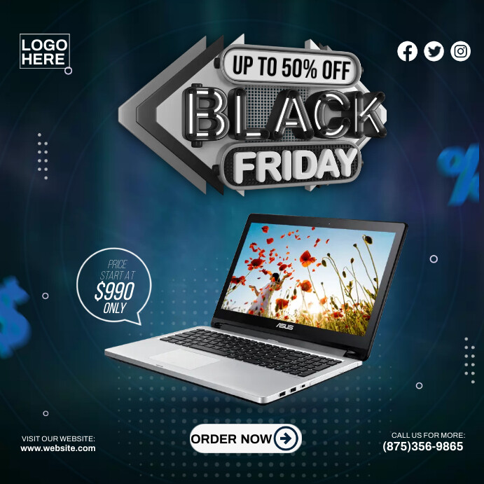 Black Friday Offer Template PosterMyWall
