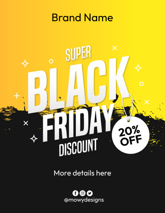 Black Friday Offer Template PosterMyWall
