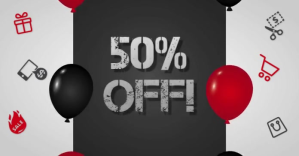 Black Friday Online Ad Banner Poster Design ( template