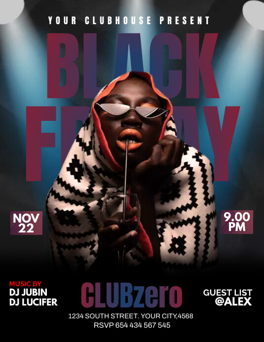 Black Friday Party Template PosterMyWall