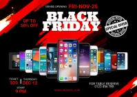 Black Friday Postcard Template Ikhadi leposi