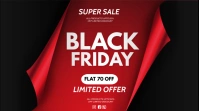 black friday poster Affichage numérique (16:9) template