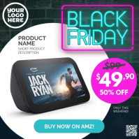 White Black Friday Sale Iphosti le-Instagram Template