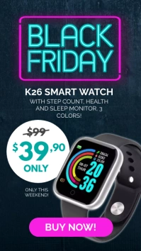 Black Friday product offer instagram webstory template