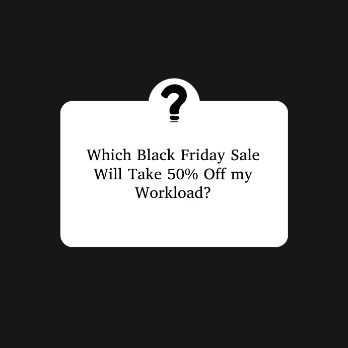 Black Friday Question Template | PosterMyWall