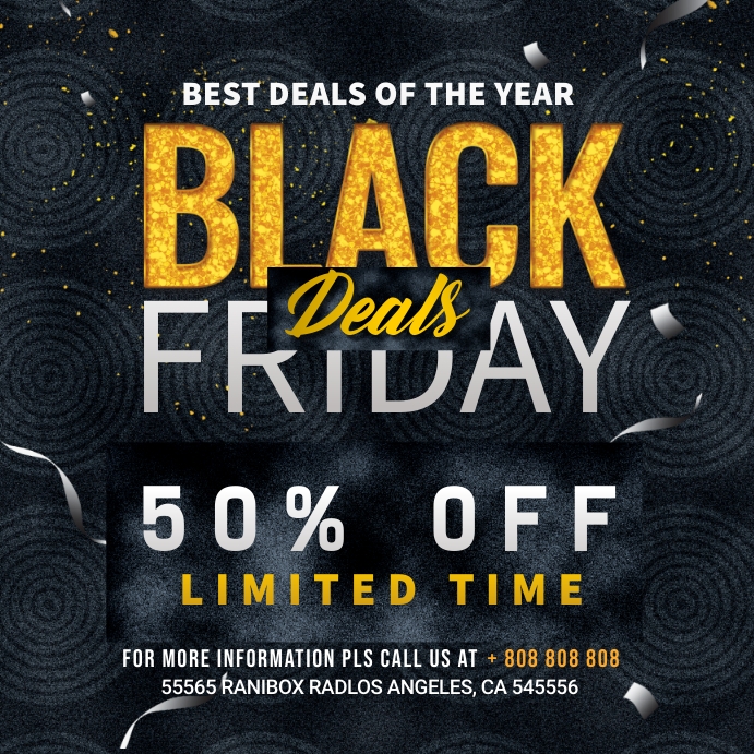 Copy of black Friday sale ad | PosterMyWall