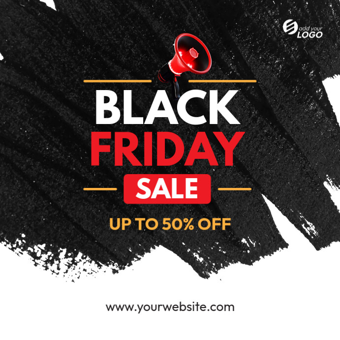 Black Friday Sale Ad Template PosterMyWall