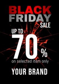 BLACK FRIDAY SALE AD VIDEO A4 template