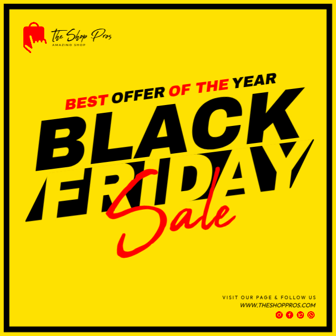 Black Friday Sale Ads Template PosterMyWall