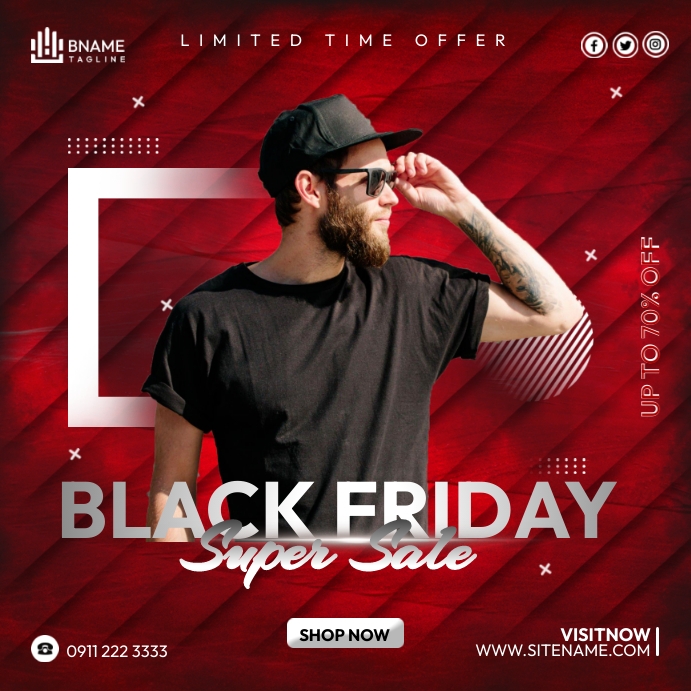 Black Friday Sale Ads Template PosterMyWall